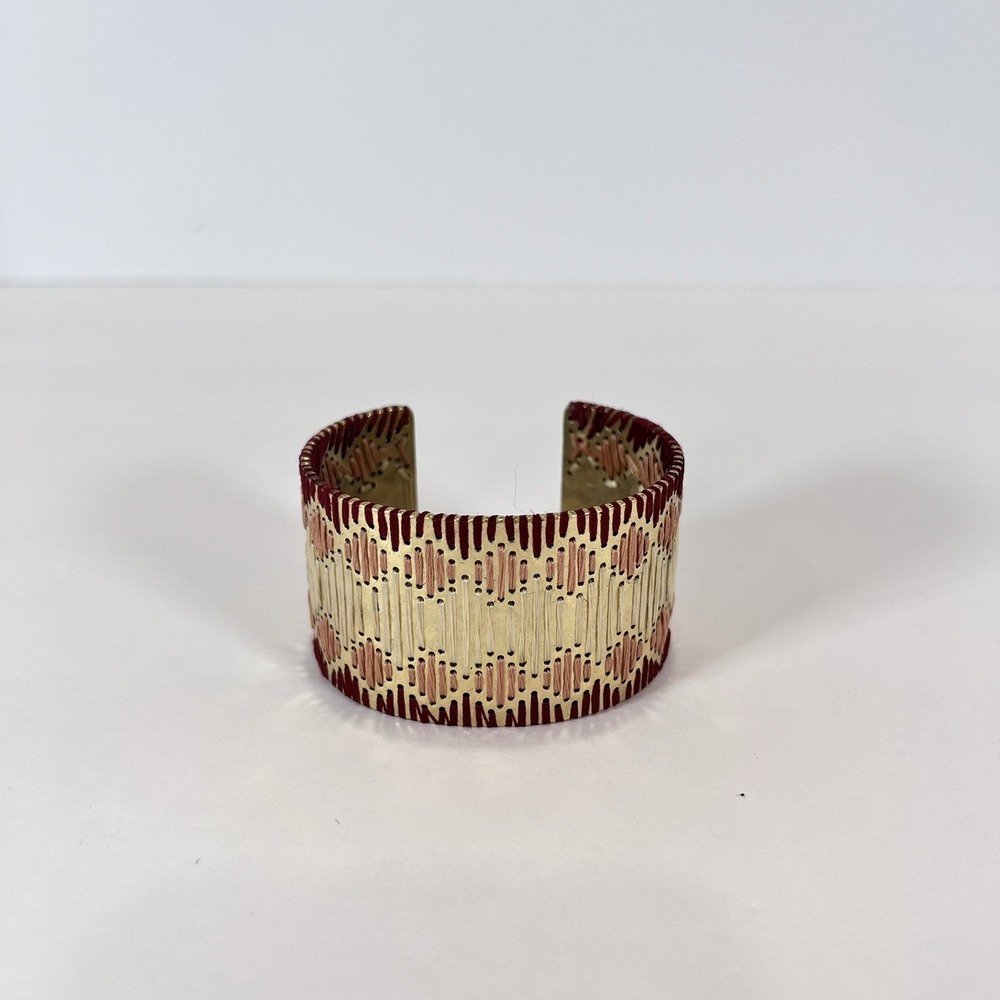 Lucky Brand Womens Threaded Statement‎ Cuff Bracelet LCC956